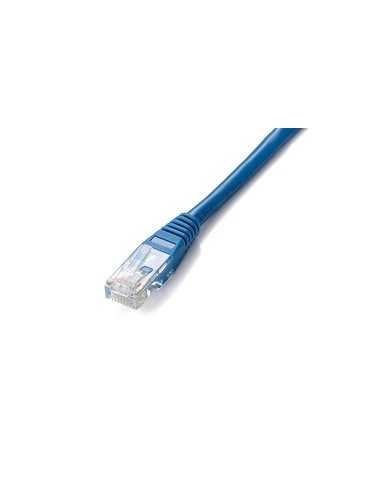 Cable red equip latiguillo rj45 u - utp cat6 0.25m azul