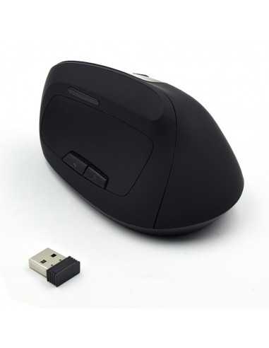 Mouse raton vertical ergonomico ewent ew3158 usb - 1600dpi - negro
