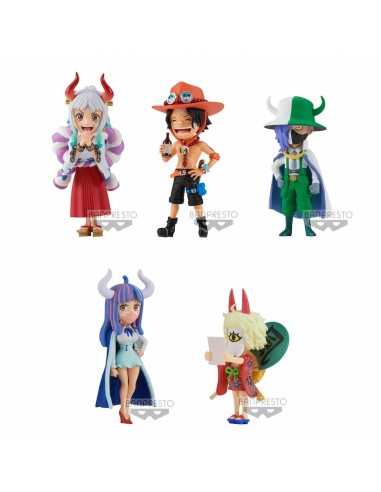 Figura banpresto one piece world collectable wanokuni onigashima unidad aleatoria