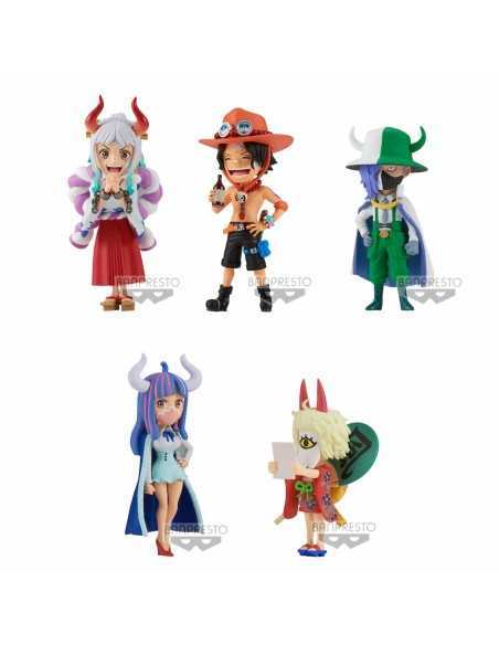 Figura banpresto one piece world collectable wanokuni onigashima unidad aleatoria
