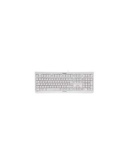Teclado cherry kc 1000 silencioso usb ultra slim blanco