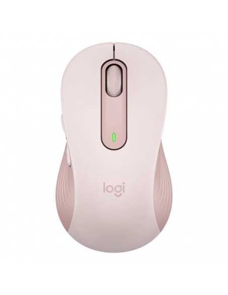 Mouse raton logitech m650 grande optico wireless inalambrico rosa