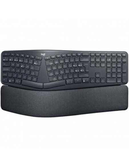 Teclado logitech ergo k860 ergonomico bluetooth & wireless grafito
