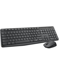 Teclado + mouse logitech mk235 wireless inalambrico portugues