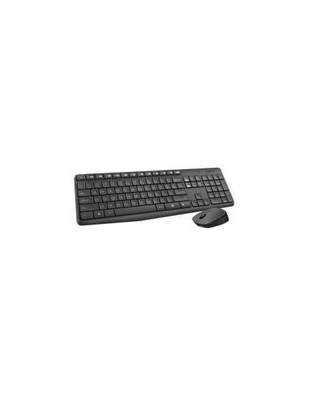 Teclado + mouse logitech mk235 wireless inalambrico portugues