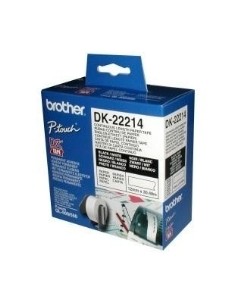 Etiquetas cinta continua brother blanca dk22214 12mm ql - 500a ql - 500bw ql - 560 ql - 570 ql - 580n ql - 1050 ql - 1060n