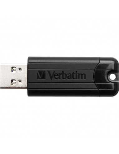 Memoria usb 3.2 verbatim pinstripe 32gb negro