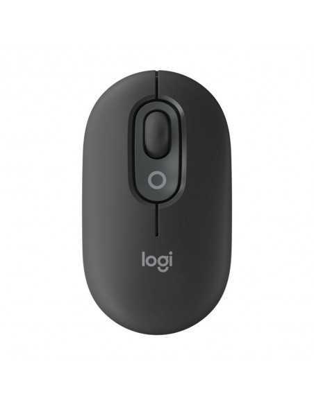 Raton inalambrico logitech pop mouse grafito