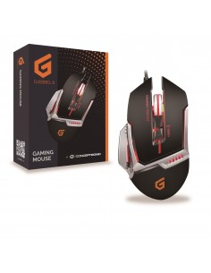 Mouse raton gaming conceptronic djebbel02b optico - usb - 4000dpi