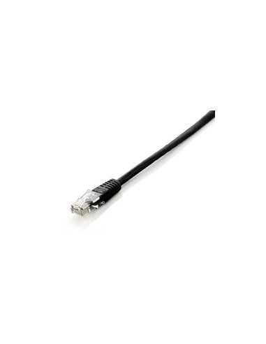 Cable red equip latiguillo rj45 u - utp cat6 0.5m negro