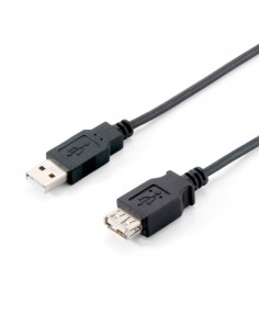 Cable equip alargo usb 2.0 tipo a macho - hembra 1.8m