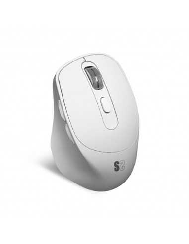 Raton inalambrico subblim curve ergo dual blanco