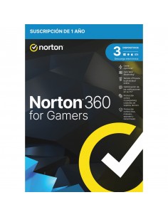 Antivirus norton 360 for gamers 50gb espaÃ±ol 1 usuario 3 dispositivos 1 aÃ±o caja generic rsp mm gum