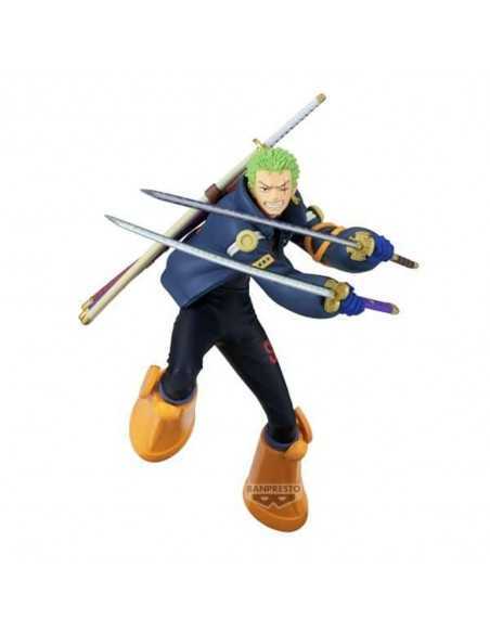 Figura banpresto one piece battle record collection roronoa zoro 16cm