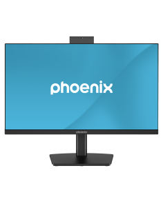 Monitor phoenix visión 24 pro 23.8 pulgadas full hd panel ips webcam integrada abatible hdmi + dp altavoces integrados