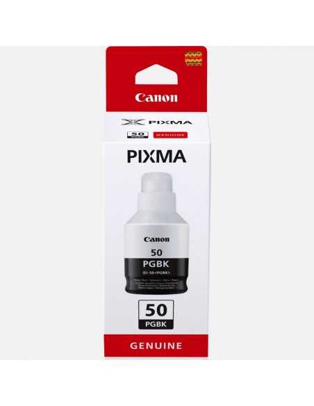 Botella tinta canon gi - 50pgbk negro 135ml 6000 paginas