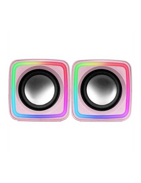 Altavoces mars gaming mscubep premium 8w rosa