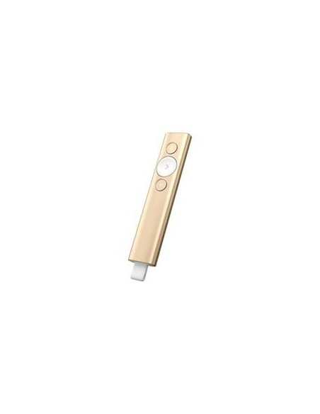 Mando wireless inalambrico logitech spotlight - universal - operativo hasta 30m - oro
