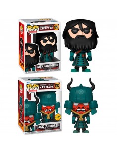 Funko pop animacion samurai jack jack con armadura opcion chase 49276