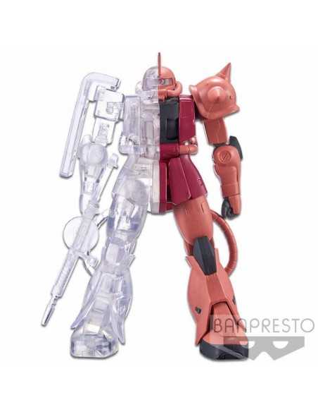 Figura banpresto zaku char's custom mobile suit gundam internal structure ver.a
