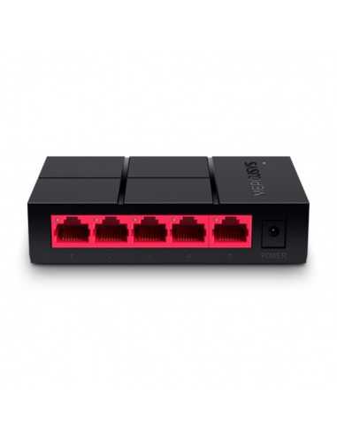 Switch mercusys ms105g 5 puertos - 10 - 100 - 1000mbps - rj45