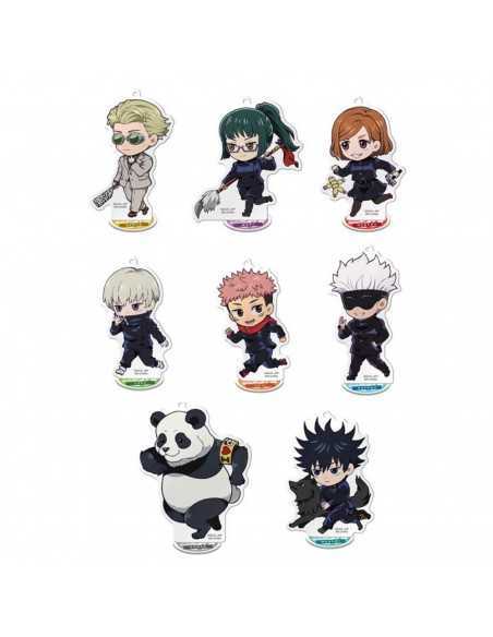 Set figuras acrílicas megahouse jujutsu kaisen toko toko mascot vol. 19