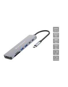 Docking station conceptronic donn28g usb tipo c 7 en 1