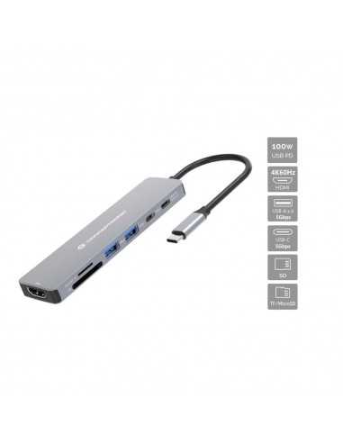 Docking station conceptronic donn28g usb tipo c 7 en 1