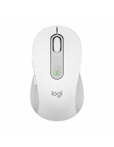 Mouse raton logitech m650 mediano optico wireless inalambrico blanco crudo