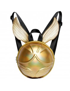 Mochila sphere karactermania harry potter snitch dorada