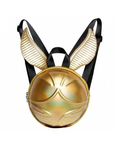 Mochila sphere karactermania harry potter snitch dorada