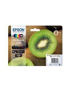 Multipack cartucho tinta epson 202 c13t02e74010 5 colores claria kiwi