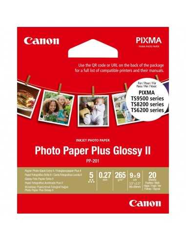 Papel canon foto pp - 201 2311b070 9x9 - 20 hojas