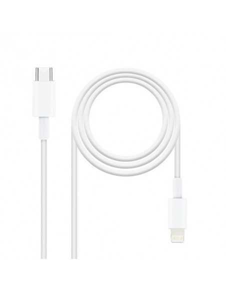 Cable lightning a usb tipo c nanocable 50cm - macho - macho