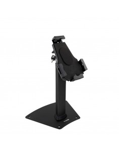 Soporte sobremesa tooq para tablet + antirrobo negro
