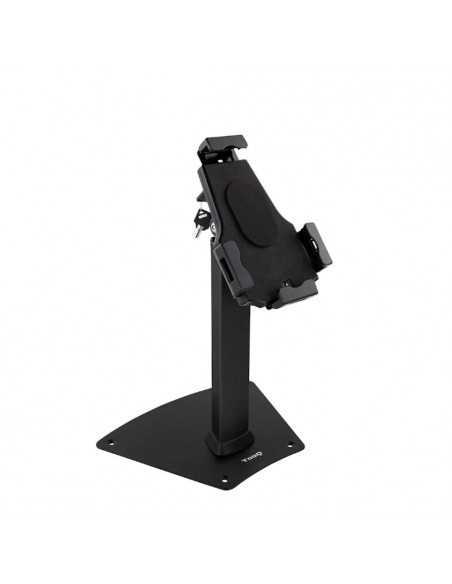 Soporte sobremesa tooq para tablet + antirrobo negro