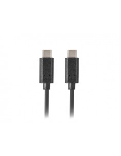Cable 2.0 lanberg usb tipo c macho - usb tipo c macho 0.5m negro