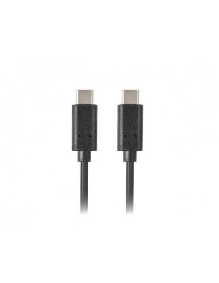 Cable 2.0 lanberg usb tipo c macho - usb tipo c macho 0.5m negro