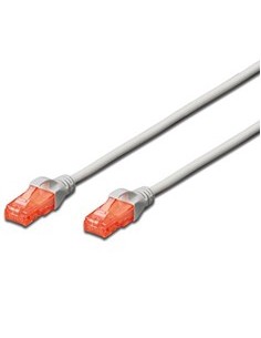 Cable red ewent latiguillo utp cat6 rj45 2m gris