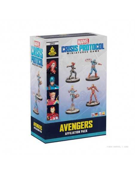 Juego de mesa marvel crisis protocol avengers affiliation pack edad recomendada 14 aÃ±os