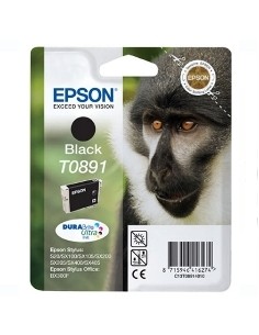Cartucho tinta epson t0891 negro 3.5ml s20 - sx105 - sx200 - sx205 - sx 405 - mono