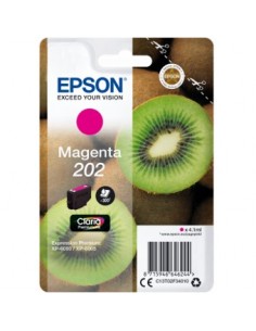 Cartucho tinta epson c13t02f34010 singlepack magenta 202 claria premium ink xp - 6000 - xp - 6005 - kiwi