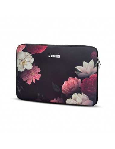 Funda subblim trendy sleeve para portatil 15.6 pulgadas neo flowers
