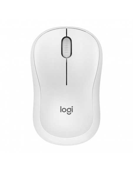 Mouse raton logitech m240 optico bluetooth silent blanco crudo
