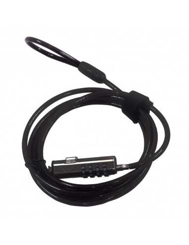 Cable de seguridad ewent para portatil - combinacion 4 digitos 1.8m