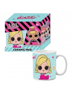 Taza gb eye lol surprise ceramica en caja de regalo azul
