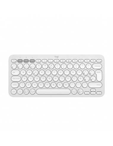 Teclado logitech pebble keys 2 k380s inalambrico blanco