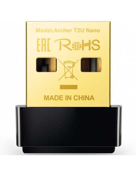 Nano adaptador usb 2.0 dual band wifi ac600 2.4ghz y 5ghz tp - link