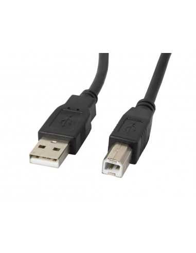 Cable impresora lanberg usb a - usb b macho - macho negro 1 m