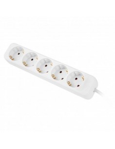 Regleta lanberg 5 tomas schuko blanca 3m
